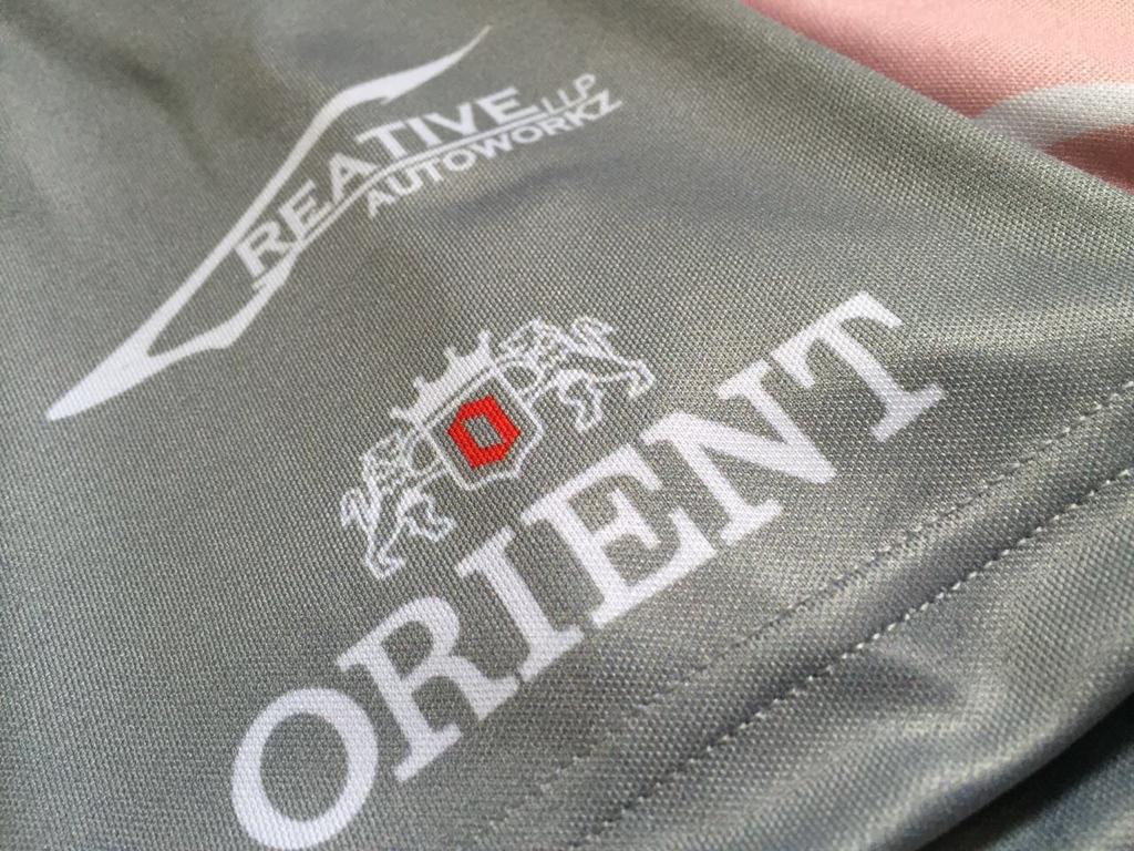 t-shirt printing with orient logo