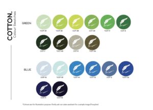 Cotton - Green & Blue Hues