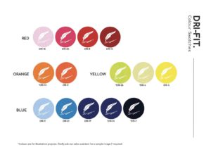 Dri-Fit - Red, Orange, Yellow & Blue Hues