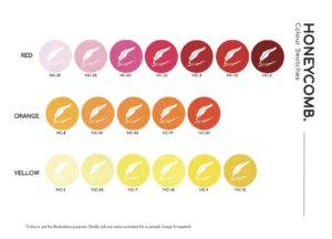 Honeycomb - Red, Orange & Yellow Hues