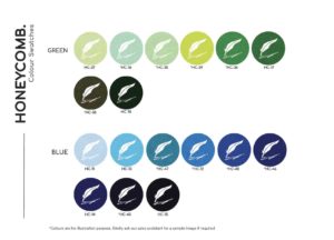 Honeycomb - Green & Blue Hues