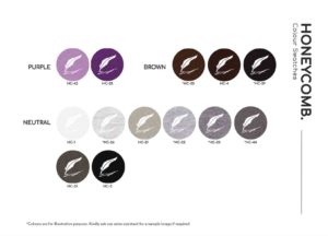 Honeycomb Purple, Brown & Neutral Hues