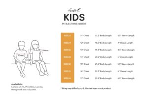 Kids Size Chart