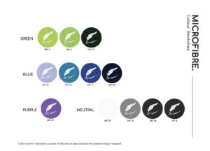 Microfibre - Green, Blue, Purple & Neutral Hues