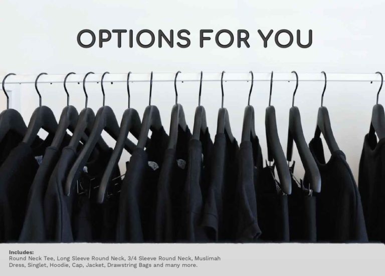 Ready-made options and choices for you
